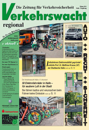 Das neue Magazin der Verkehrswacht Halle 2011 zum Herunterladen